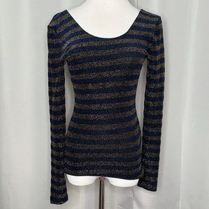 UO Sparkle & Fade metallic top. NWOT